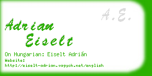 adrian eiselt business card