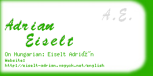 adrian eiselt business card